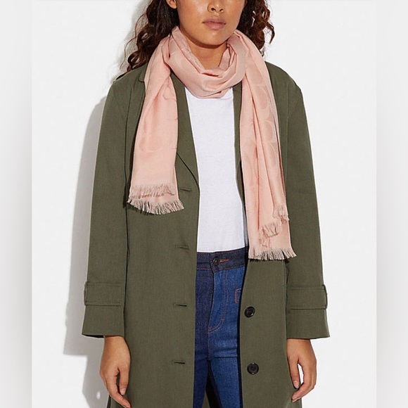 Coach Signature Wrap In Blush2 - Picture 7 of 8